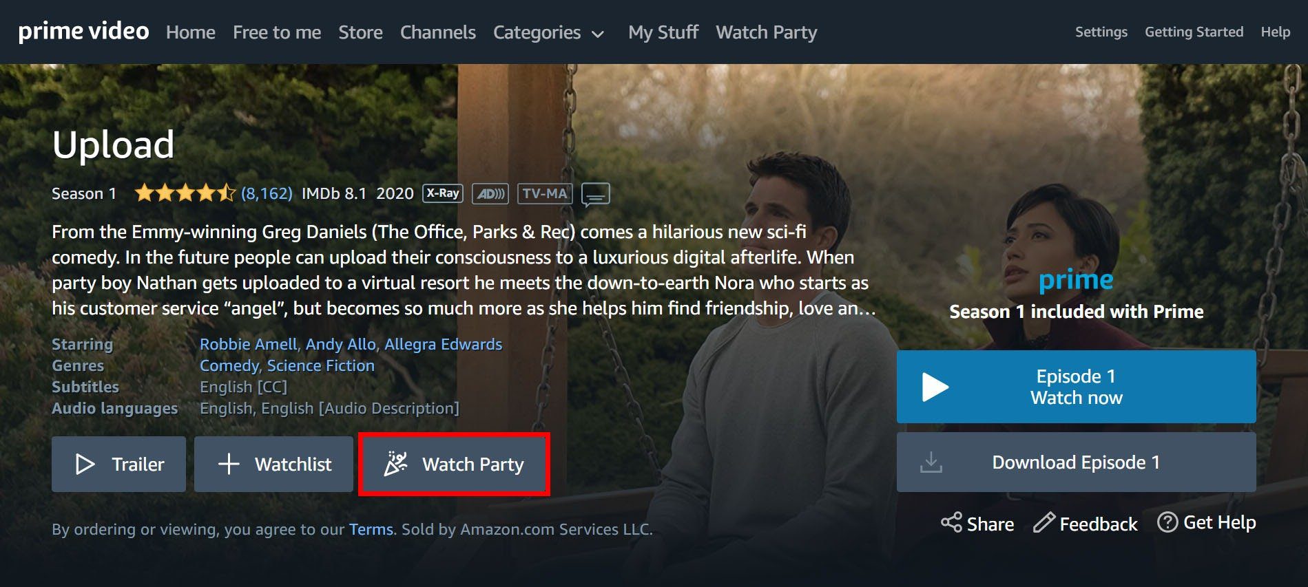 How to Use Amazon Watch Party to Stream With Up to 100 People - The - How To Do Amazon Watch Party On Tv